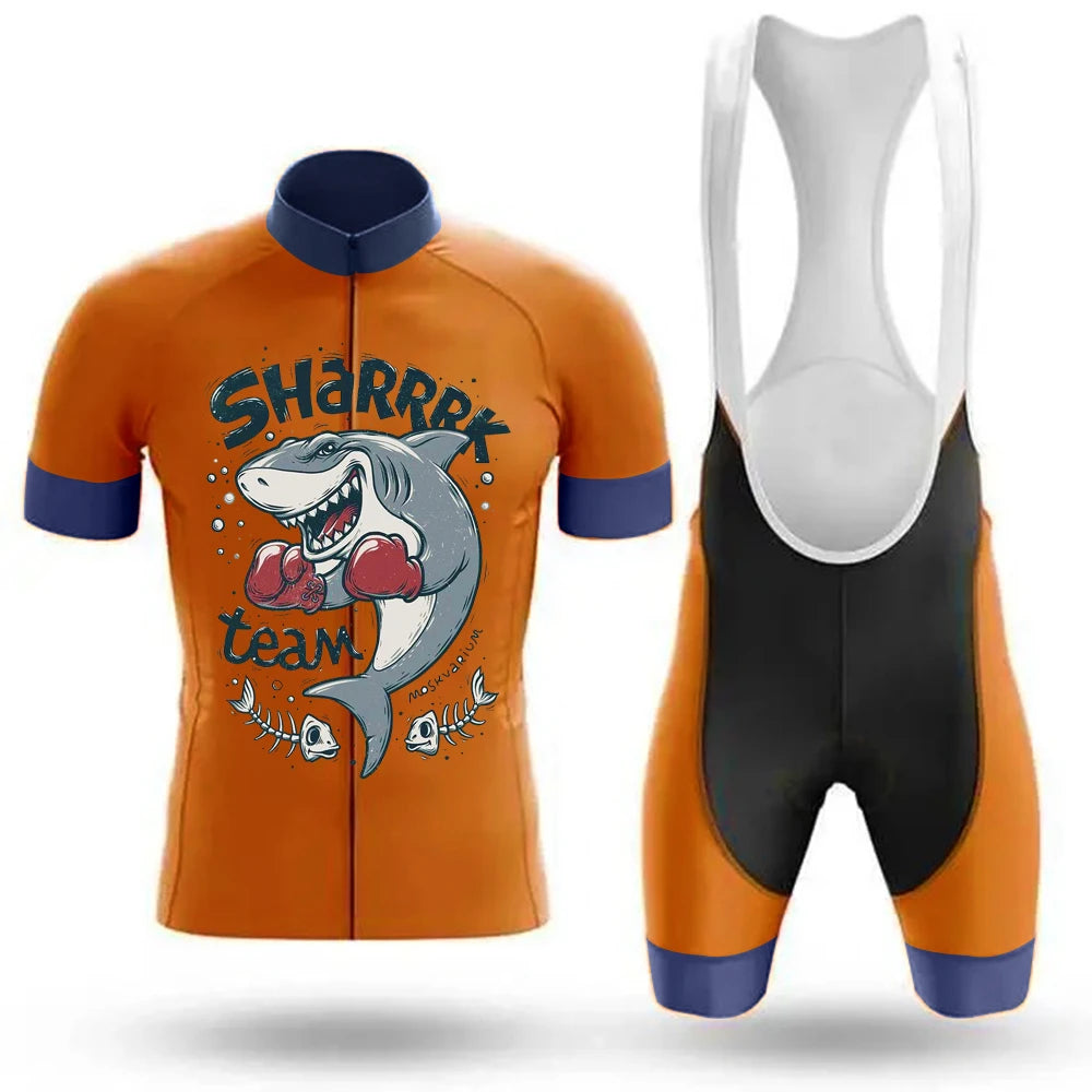 Shark Team Men's Short Sleeve Cycling Kit Rsscsports – Rssc Sports