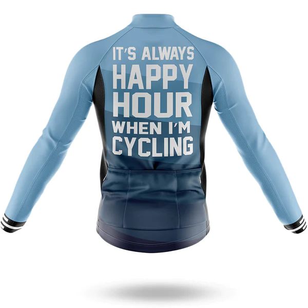 Men's Short Sleeve Cycling Kit Happy Hour | RSSC Performance Cycling Apparel View 6