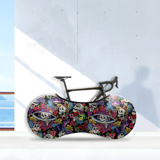 Carnival Girls And Skulls Bicycle Wheels Cover | Rsscsports