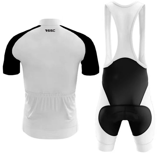 Men's Short Sleeve Cycling Jersey Cute Panda | RSSC Premium Cycling Kit Back View
