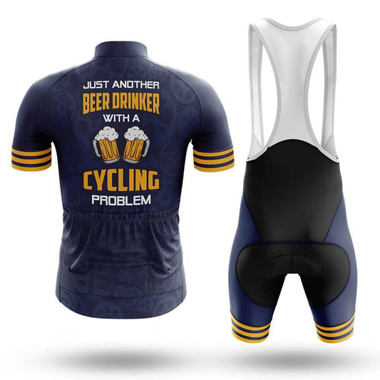 Men's Short Sleeve Cycling Jersey Beer Drinker | RSSC Premium Cycling Kit Back View
