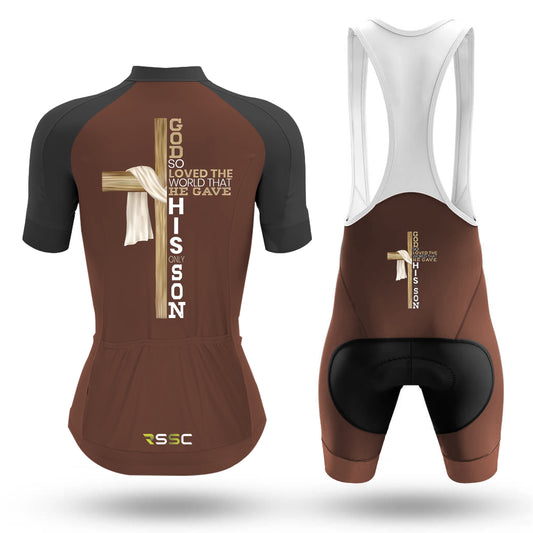 Jesus Cross Women's Short Sleeve Cycling Kit