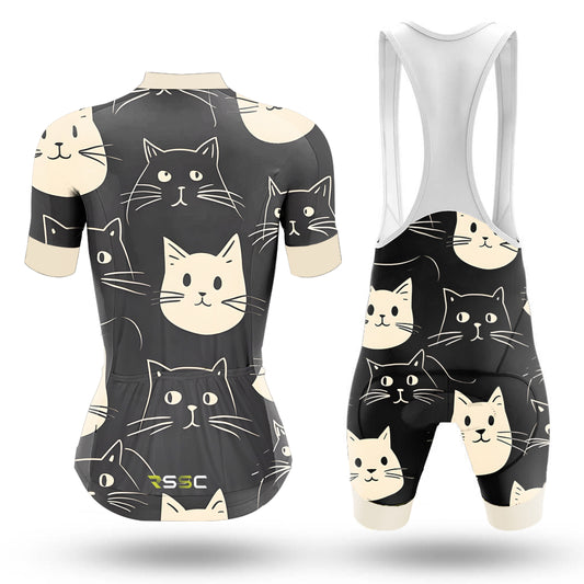 Ensemble de cyclisme à manches courtes pour femme Brooms