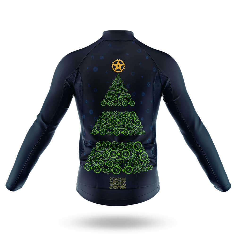 Men's Short Sleeve Cycling Kit Bicycle Christmas Tree | RSSC Performance Cycling Apparel View 6