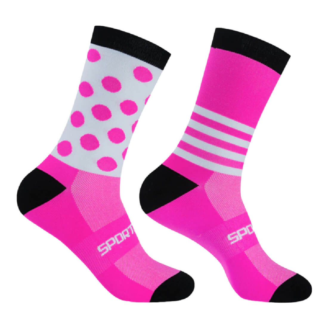 Victor Pink Cycling Socks