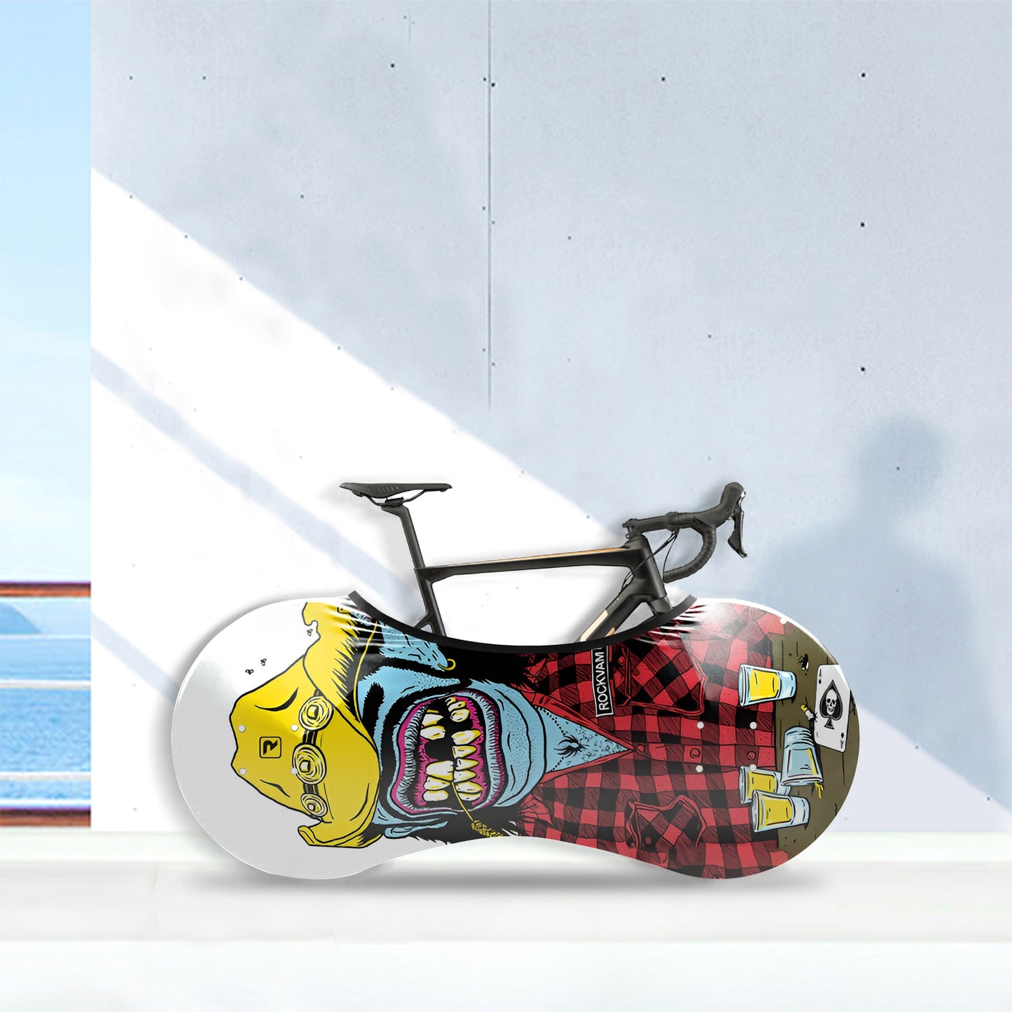 Creative Avatar Bicycle Wheels Cover