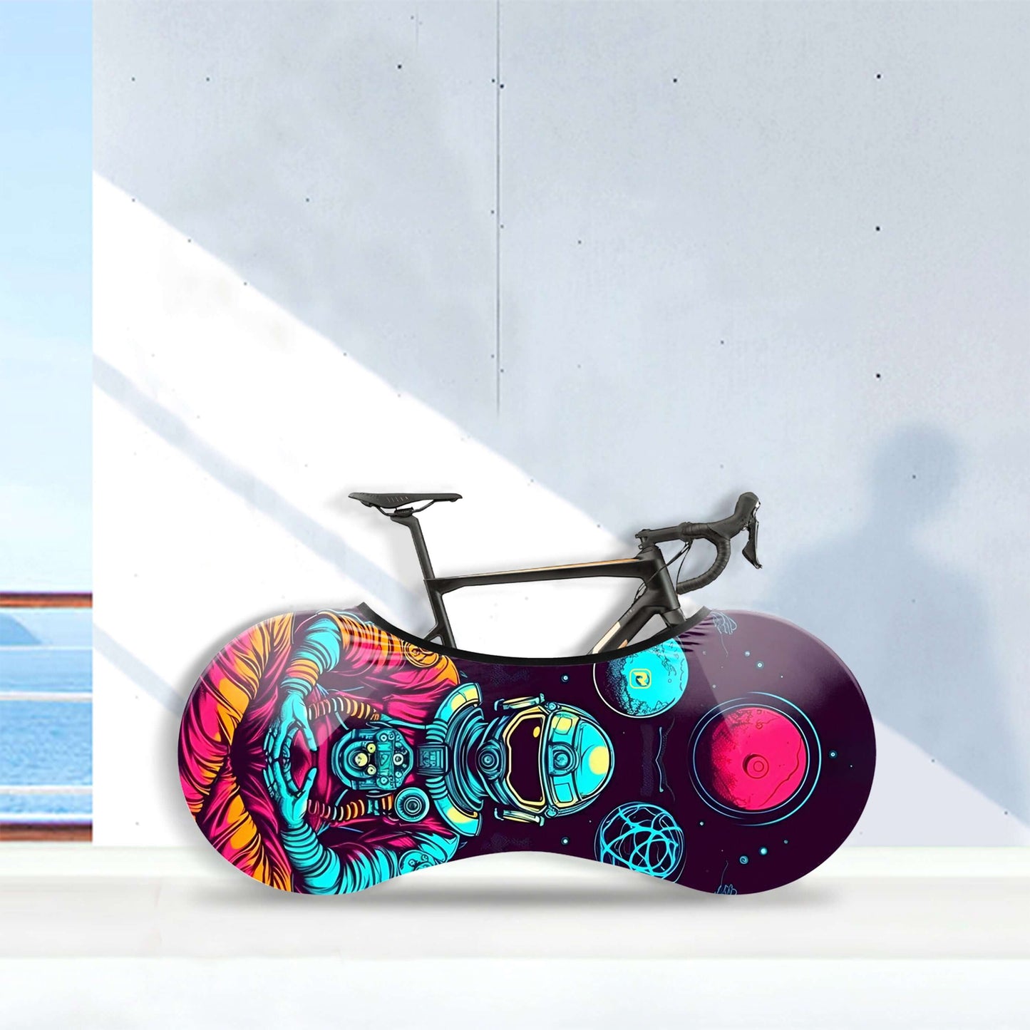 Therapy Illustration Bicycle Wheels Cover