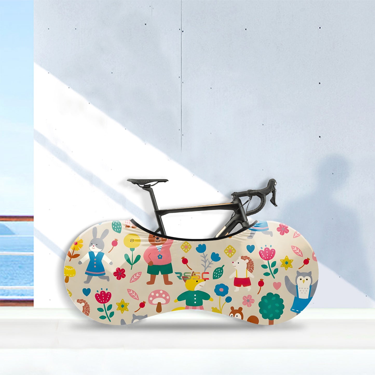 Cartoon Animals Bicycle Wheels Cover