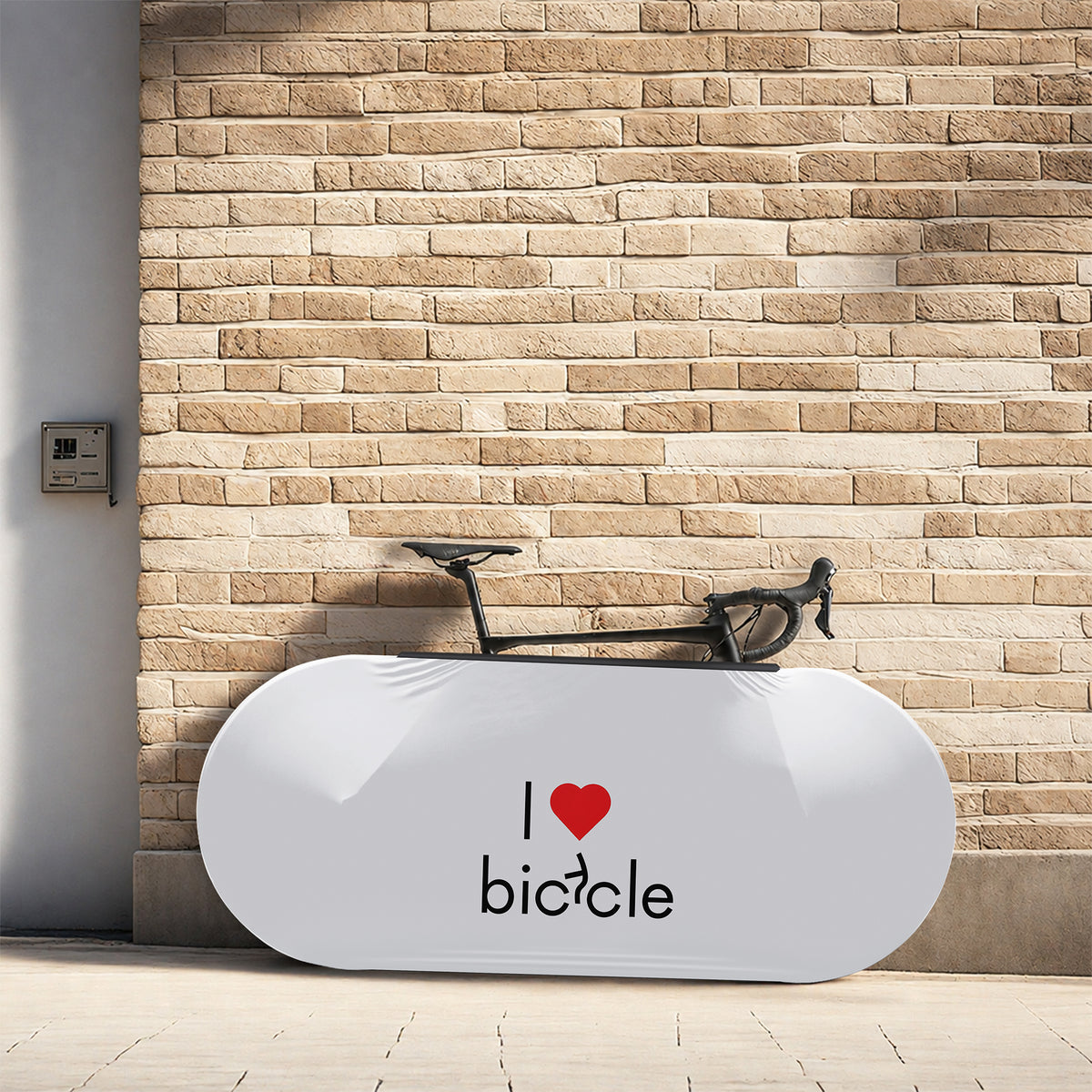 I Love Bicycle Title Bicycle Wheels Cover