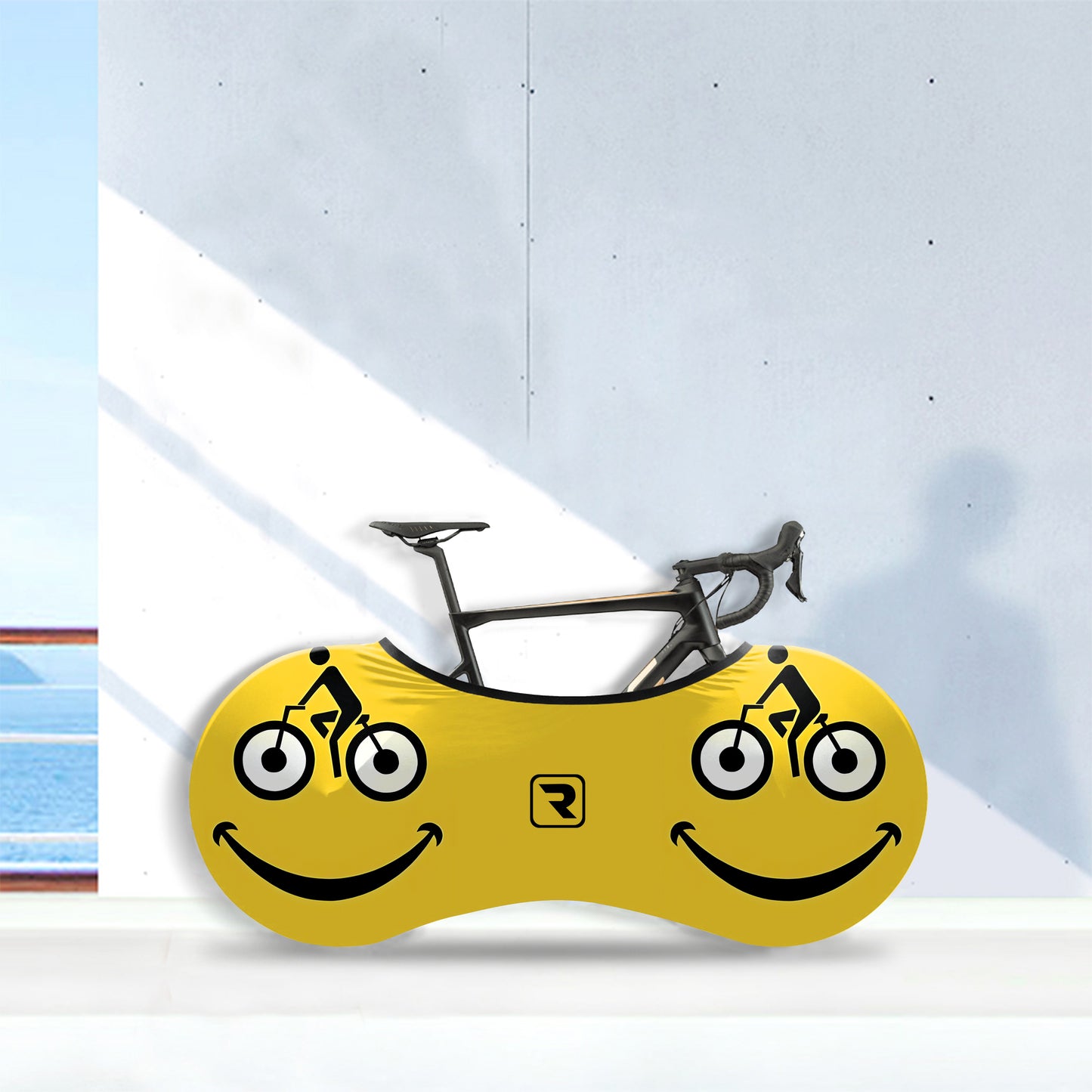 Happy Biking Bicycle Wheels Cover