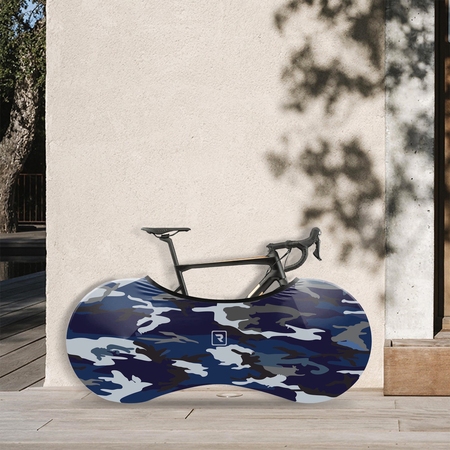 Camo Dachshund Bicycle Wheels Cover