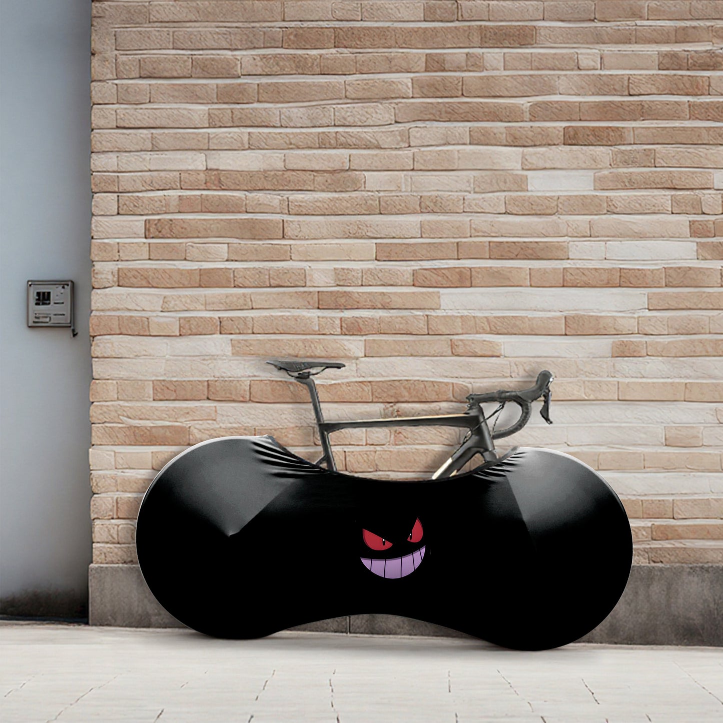 gangster ghost Black Bicycle Wheels Cover