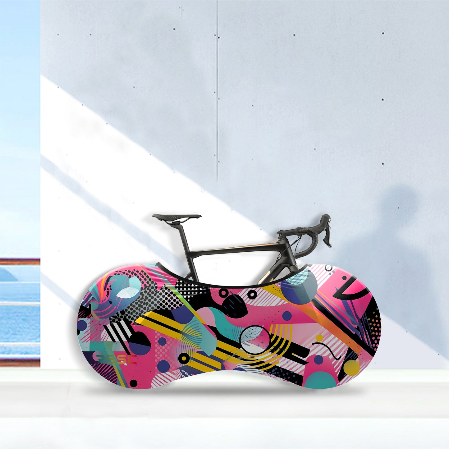 Colorful Bicycle Wheels Cover