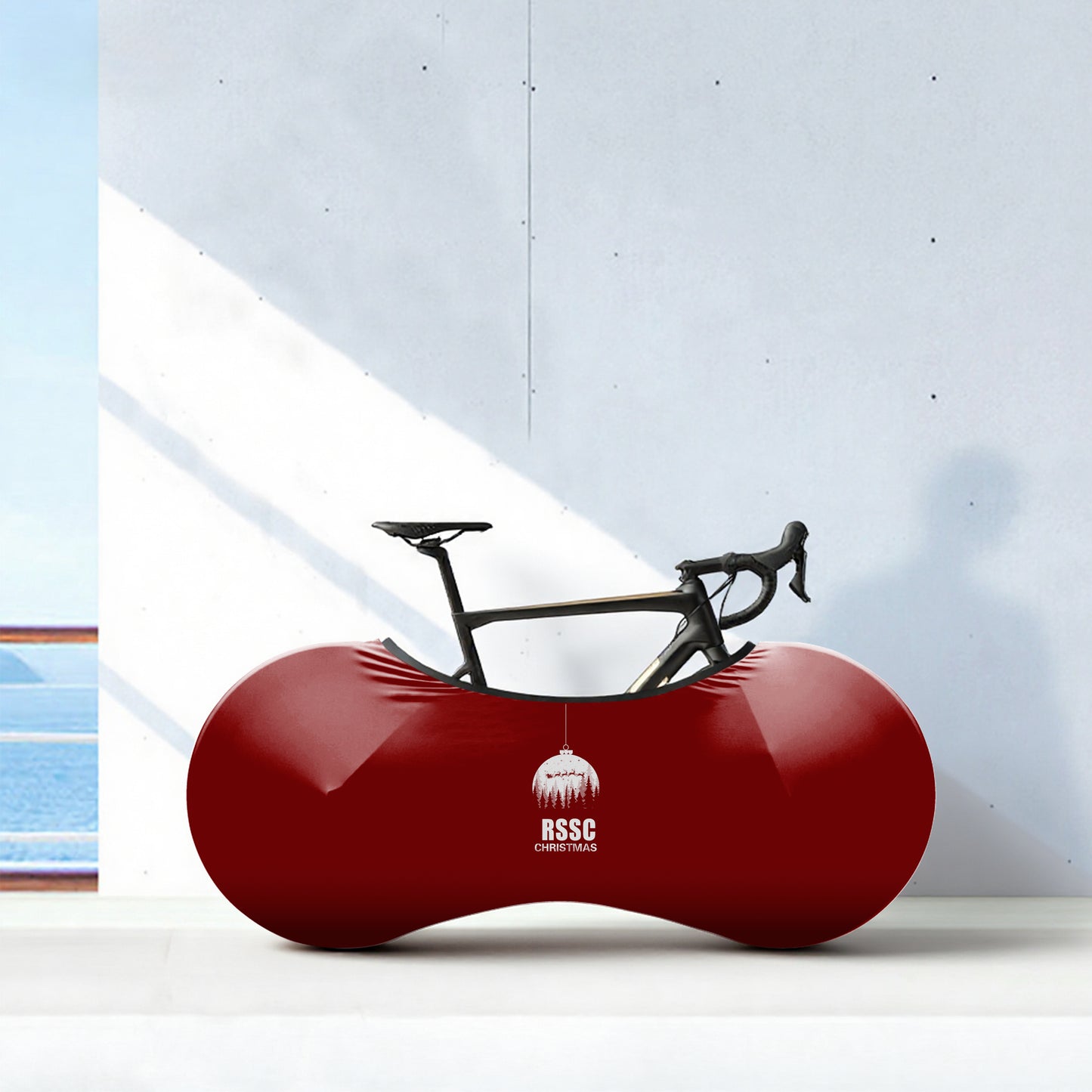 Christmas Snowflake Bell Bicycle Wheels Cover