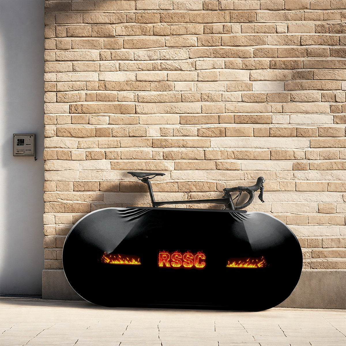 Raging Flames Bicycle Wheels Cover