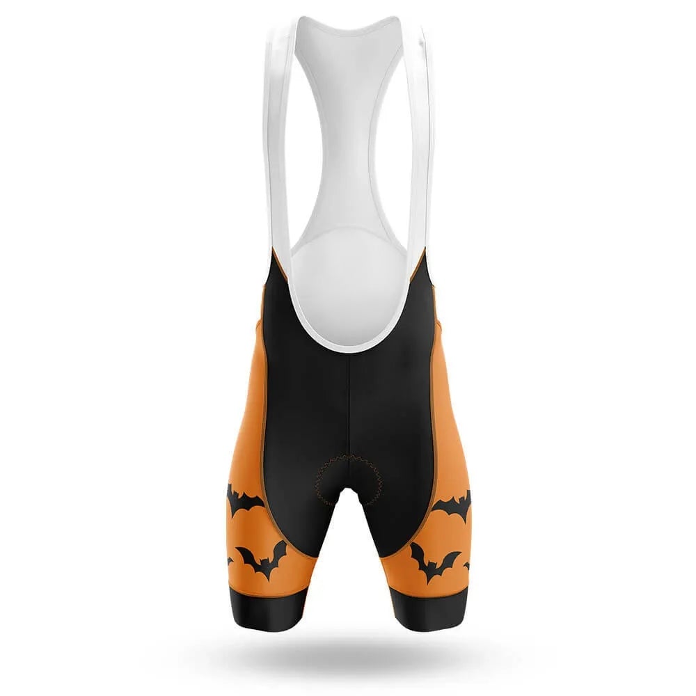 Men's Short Sleeve Cycling Kit Halloween PUMPKIN FACE | RSSC Performance Cycling Apparel View 4