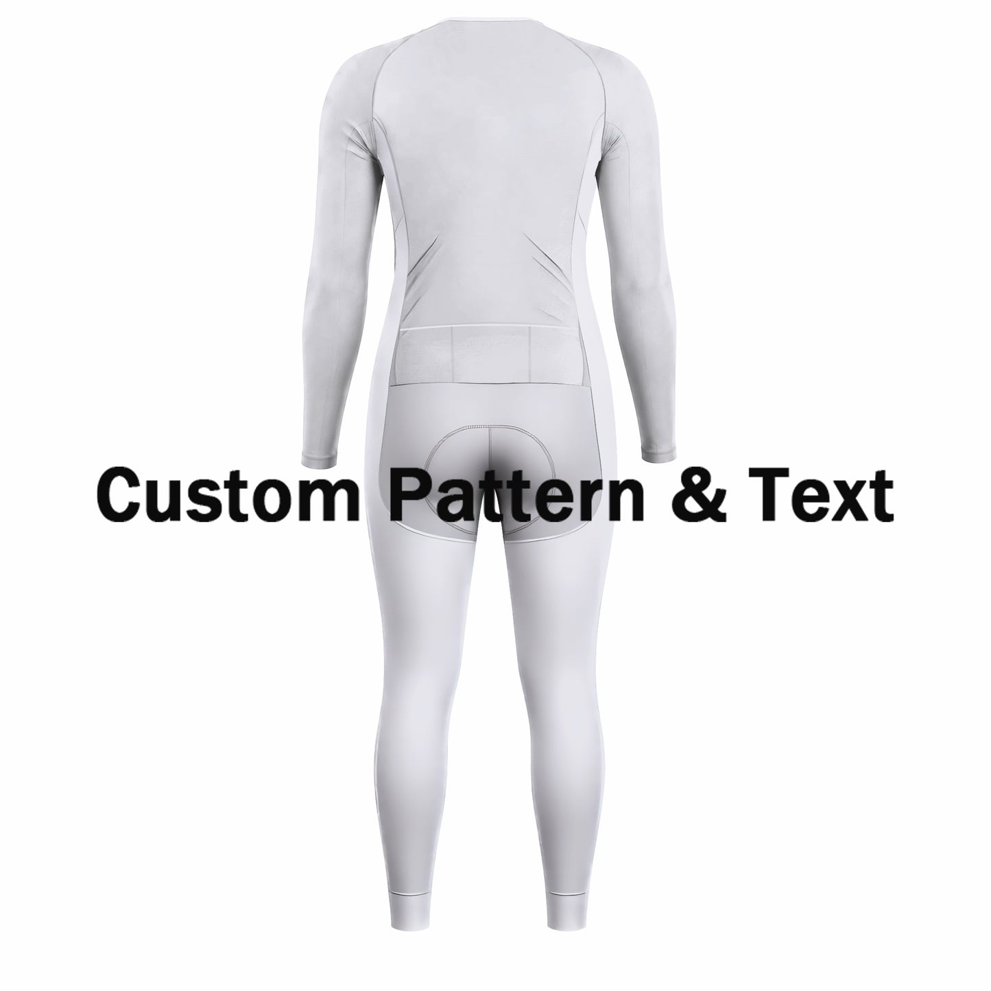 Custom Men's Long Sleeve Long Triathlon Suit