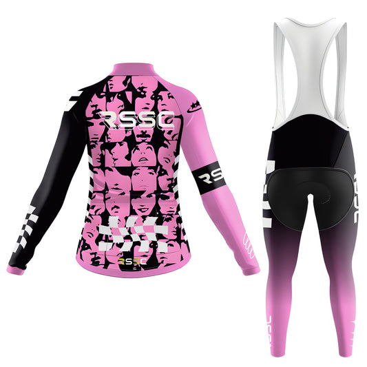 Bike And Smile Langarm-Fahrradset für Herren