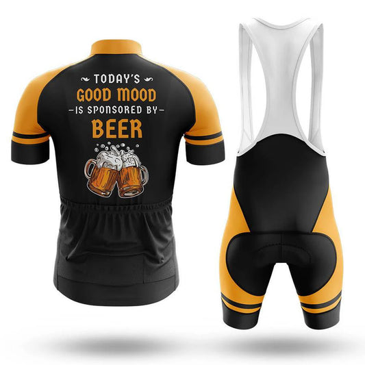 Men's Short Sleeve Cycling Jersey Beer | RSSC Premium Cycling Kit Back View