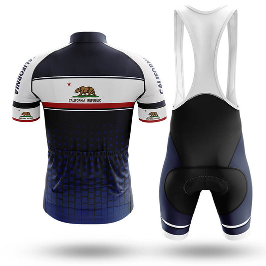 Men's Short Sleeve Cycling Jersey California S1 | RSSC Premium Cycling Kit Back View