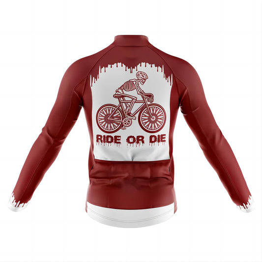 Ride or Die Men's Long Sleeve Cycling Jersey