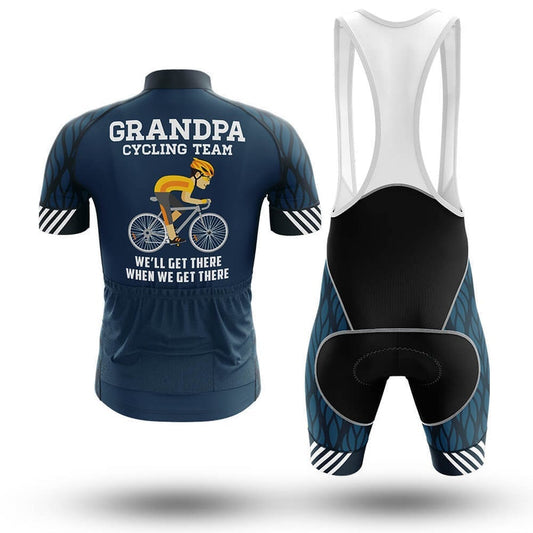 Men's Short Sleeve Cycling Jersey Grandpa Cycling Team | RSSC Premium Cycling Kit Back View