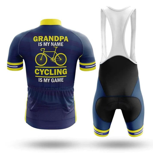 Men's Short Sleeve Cycling Jersey Cycling Is My Game | RSSC Premium Cycling Kit Back View