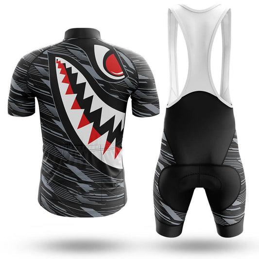 Men's Short Sleeve Cycling Jersey Classic Shark | RSSC Premium Cycling Kit Back View