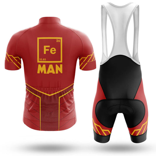 Men's Short Sleeve Cycling Jersey Fe Man | RSSC Premium Cycling Kit Back View