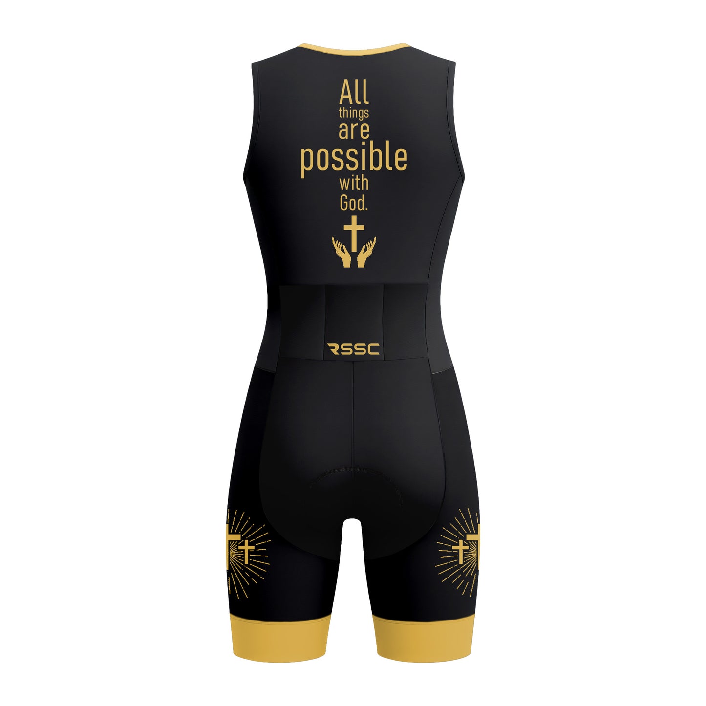 Christian Wing Cross Women's Sleeveless Triathlon Suit