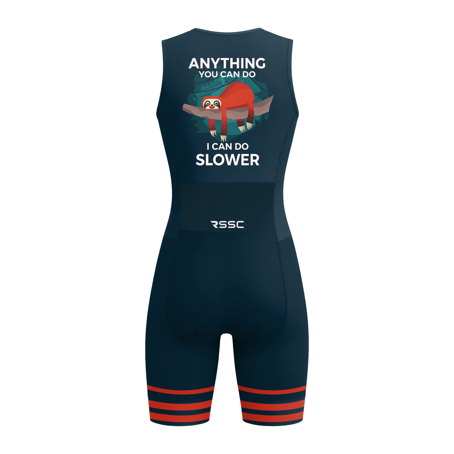 Sloth Can Do Slower Women's Sleeveless Triathlon Suit