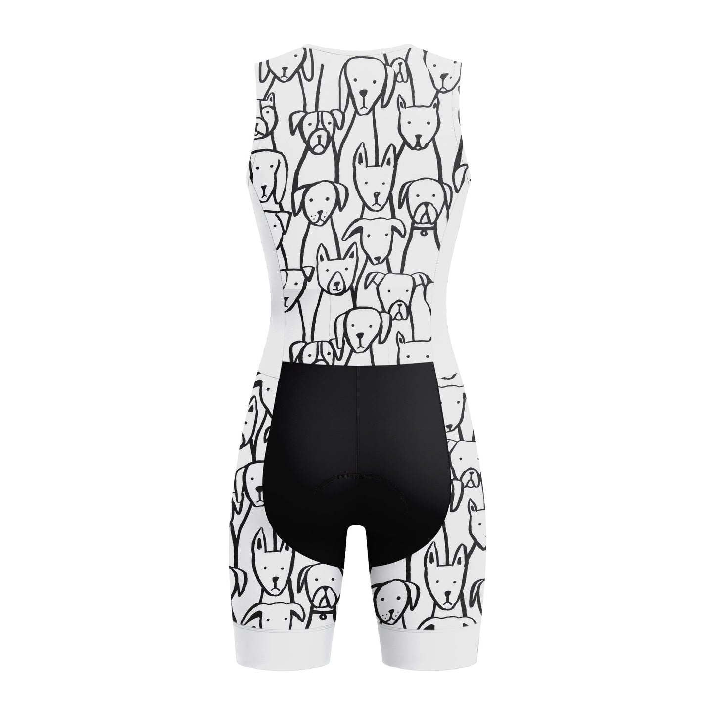 Dog Lover Women's Sleeveless Triathlon Suit