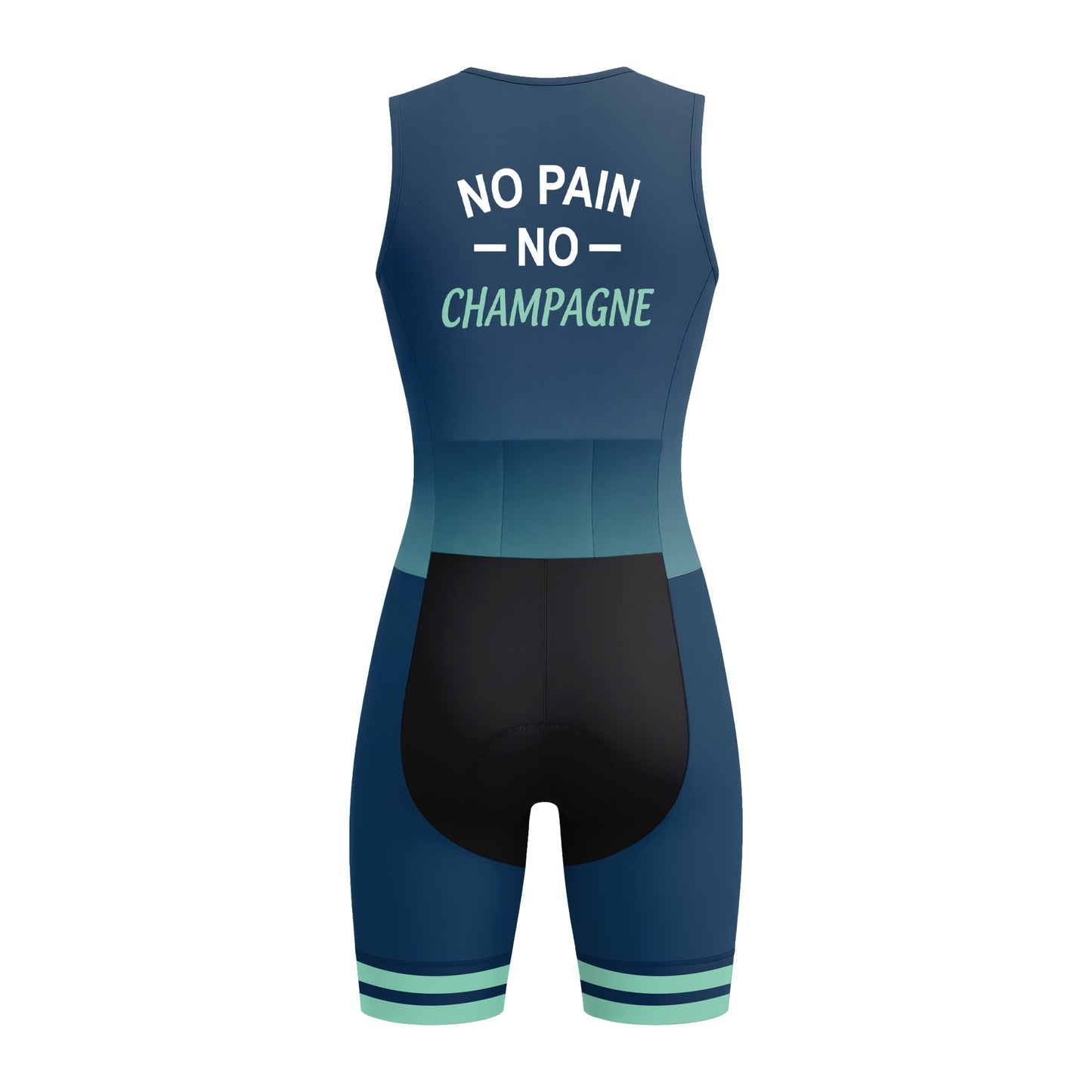 No Pain No Champagne Women's Sleeveless Triathlon Suit