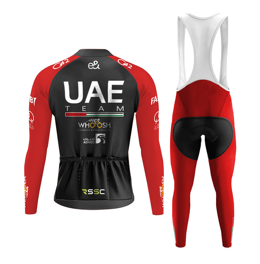 UAE PRO THERMAL SPORT Men's Long Sleeve Cycling Kit