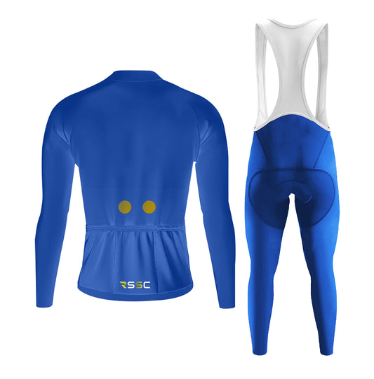 Men's Long Sleeve Cycling Jersey Beast Style | RSSC Premium Cycling Kit Back View