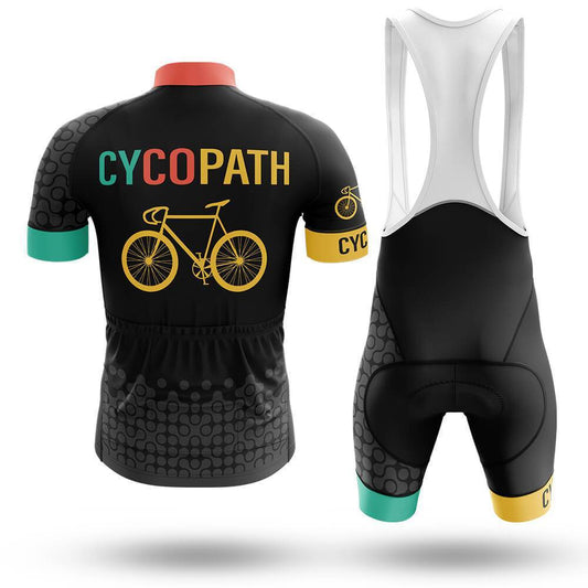 Men's Short Sleeve Cycling Jersey Cycopath Cycling | RSSC Premium Cycling Kit Back View