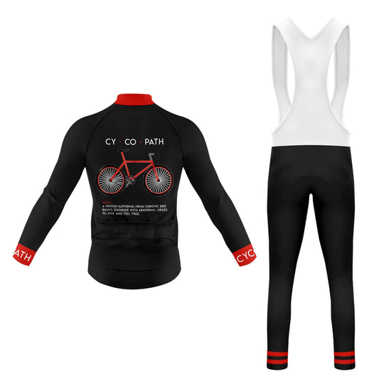 Men's Long Sleeve Cycling Jersey CYCOPATH | RSSC Premium Cycling Kit Back View
