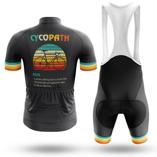 Men's Short Sleeve Cycling Jersey Cycopath | RSSC Premium Cycling Kit Back View