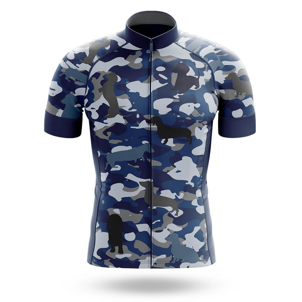 Men's Short Sleeve Cycling Kit Camo Dachshund | RSSC Performance Cycling Apparel View 3