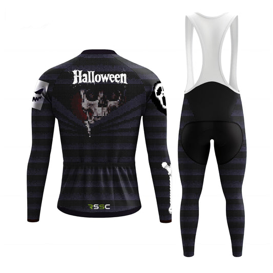 Halloween Skeleton Men's Long Sleeve Cycling Kit