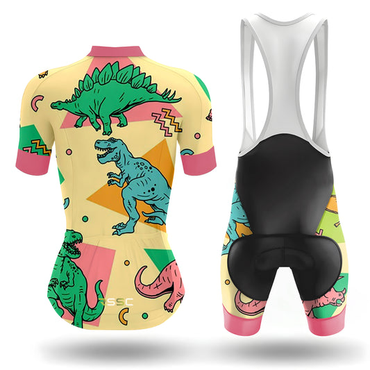 Dinosaur Women's Short Sleeve Cycling Kit