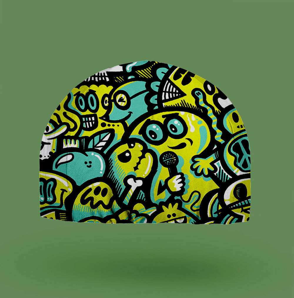 Green Man Cycling Cap