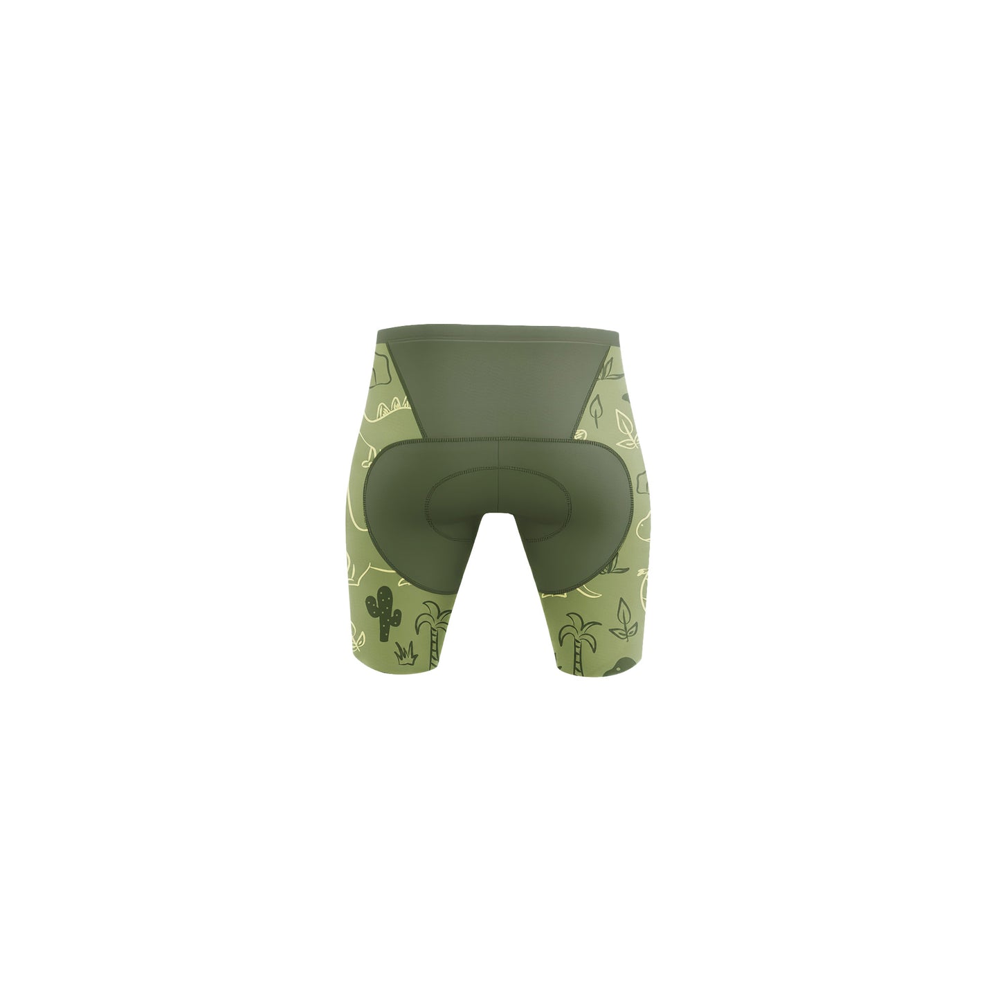 Olive Dinosaur Kid's Short Sleeve Cycling Kit