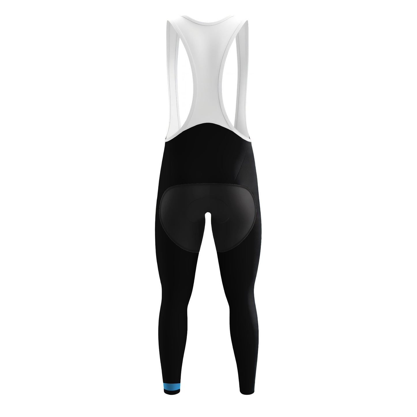 Blue White Lines Men's Long Sleeve Cycling Kit
