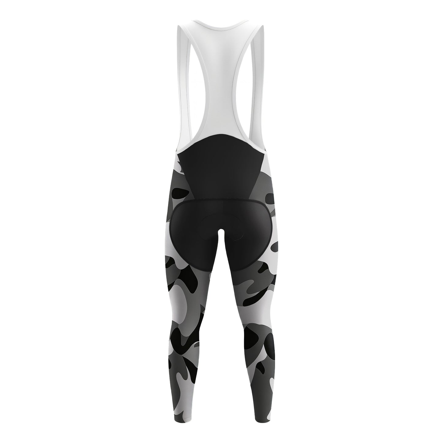 Gray Camo Men's Long Sleeve Cycling Kit