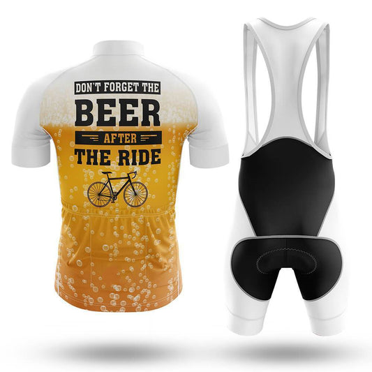 Men's Short Sleeve Cycling Jersey Don't Forget The Beer | RSSC Premium Cycling Kit Back View