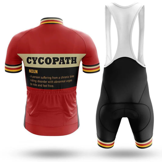 Men's Short Sleeve Cycling Jersey Cycopath | RSSC Premium Cycling Kit Back View