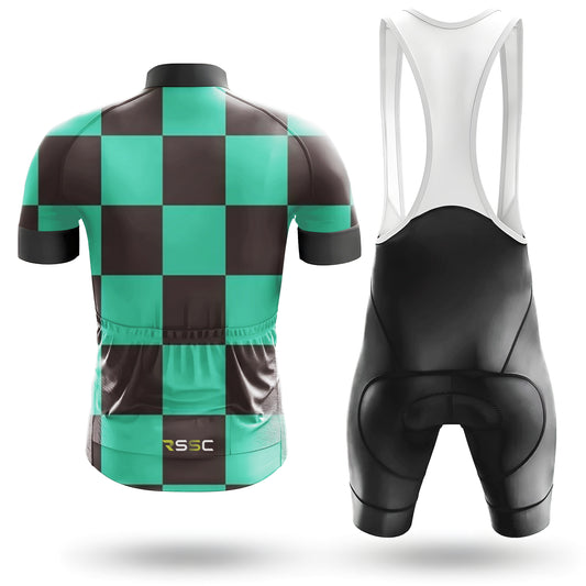 Green Grid Rider Men's Cycling Kit