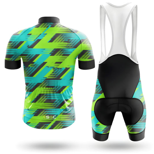 Green Texture Men's Cycling Kit