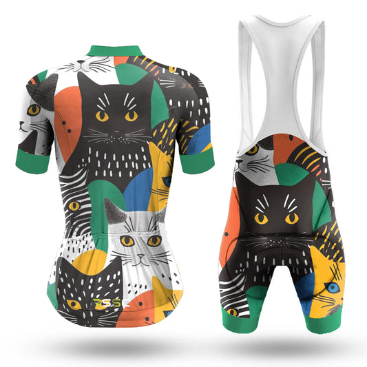 A Bunch Of Cats Women's Short Sleeve Cycling Kit | RSSCSPORTS